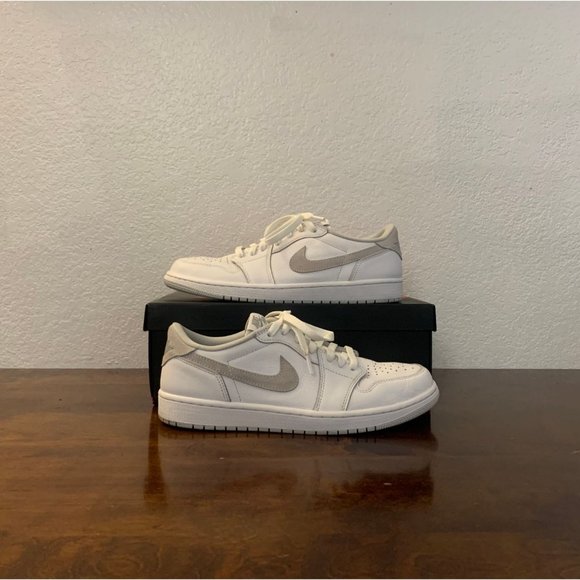 Nike Other - Nike Air Jordan 1 Retro Low OG White Neutral Grey CZ0790-100 Men's Size 10